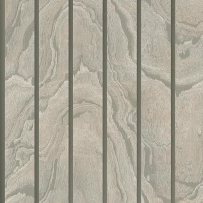 Muriva Woodgrain Panel Natural Beige Luxury Wallpaper 193501