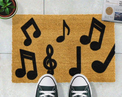 Music Notes Doormat - Regular 60x40cm