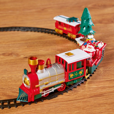 Electric christmas train set deals
