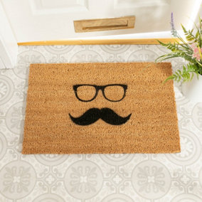 Mustache & Glasses Doormat - Regular 60x40cm