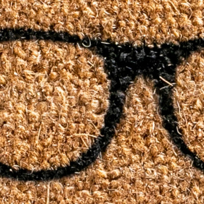 Mustache & Glasses Doormat - Regular 60x40cm - 3