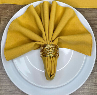 Mustard Napkins 48cm x 348cm (19 x 19)