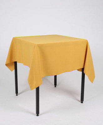 Mustard Square Tablecloth 121cm x 121cm  (48" x 48")