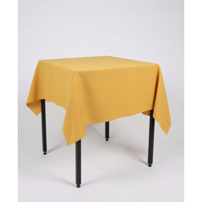 Mustard Square Tablecloth 121cm x 121cm  (48" x 48")