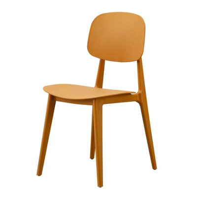 Mustard Yellow Plastic Olso Dining Chair