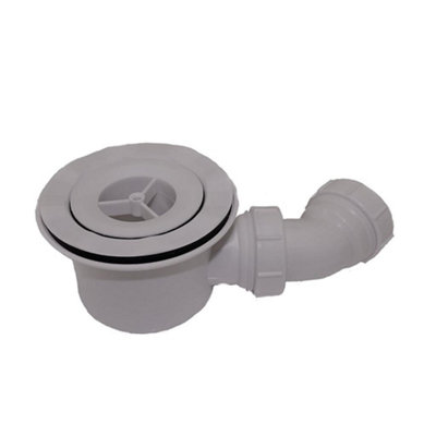 MX 90mm Square Grill Grid Shower Waste High Flow Chrome Trap for Shower ...
