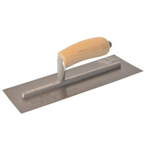 Mxs2 Plasterer'S Finishing Trowel Wooden Handle 11.1/2 X 4.1/2In