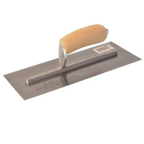 Mxs7 Plasterer'S Finishing Trowel Wooden Handle 12 X 5In