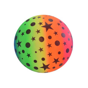 MY 9" Rainbow Stars & Moons Ball