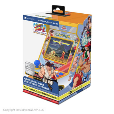 My Arcade Nano Player Pro 4.8" Super Street Fighter II Portable Retro Arcade (2 Games In 1)