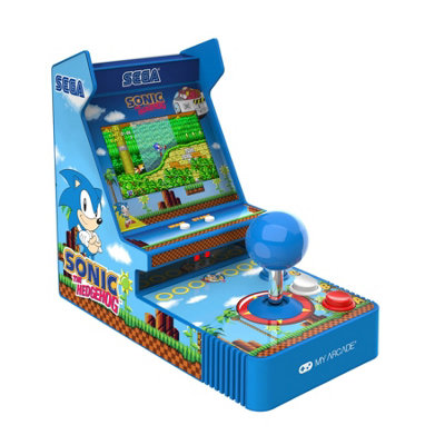 My Arcade Sonic The Hedgehog Joystick Player Portable Retro Arcade (2 ...