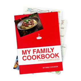 My Family Cookbook, Blank Cookbook for Your Own Family Recipies