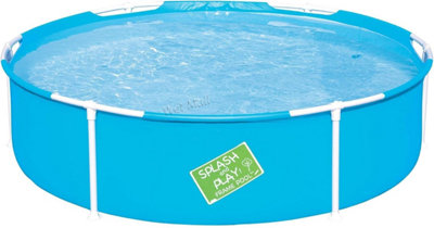 My First Frame Pool Round Above Ground Swimming Pool, Blue Bestway 1 ...