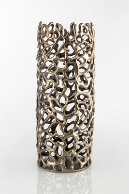 My Furniture Nassau Coral Lantern - Elegant Brass Frame with Coral ...