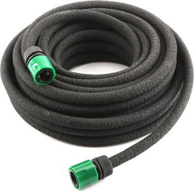 My Garden 15m Soaker Hose 1/2'' with Quick Connectors DIY at B&Q