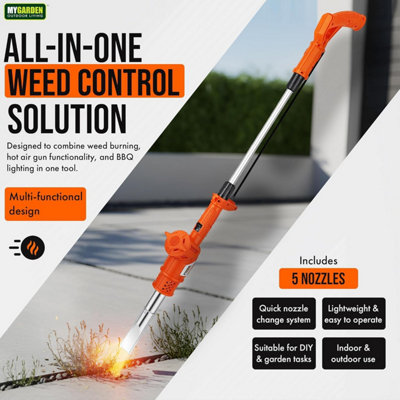 My Garden Electric Weed Burner 2000W Garden Weed Burner With 5
