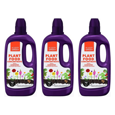 My Happy Garden Plant Food Concentrate 3 x 1 Litre