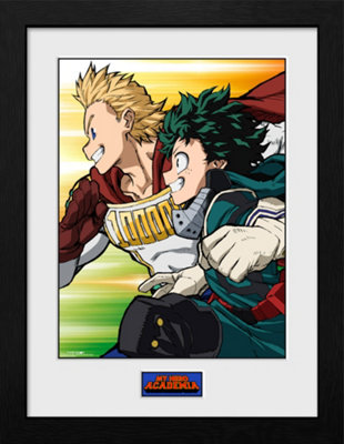 My Hero Academia Season 4 Teaser 30 x 40cm Framed Collector Print