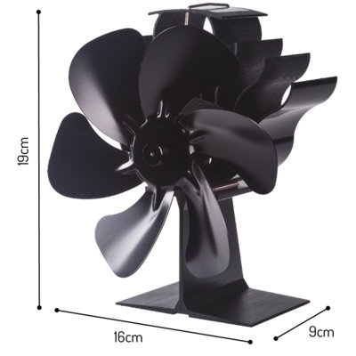 My Stove 6-Blade Heat Powered Stove Fan | DIY at Bu0026Q