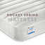 Mya White Wooden Single Bunk Bed With Pocket Mattresses