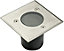 MYAH - CGC Square Small Single Stainless Steel Inground Or Decking Lights