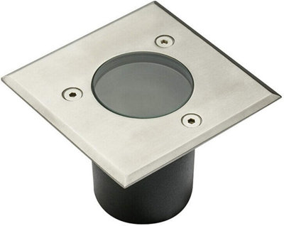 MYAH - CGC Square Small Single Stainless Steel Inground Or Decking Lights