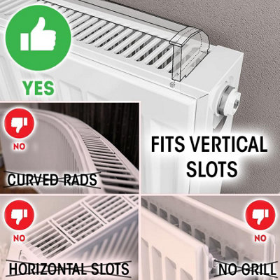 Myhomeware For 1000mm rads Air Flow Adapter - Heat Diverter, Booster ...