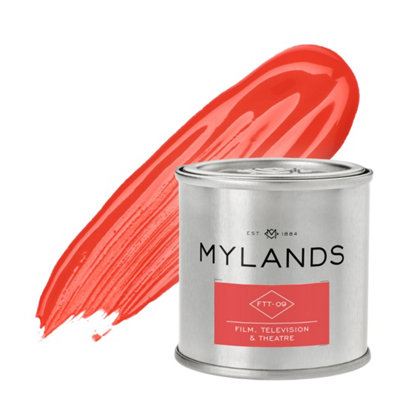MYLANDS FTT-009 Bright Red Plant-Based Multi-Surface Eggshell Paint, 2.5L