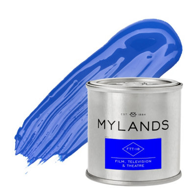 MYLANDS FTT-018 Ultramarine Blue Plant-Based Multi-Surface Dead Matt Paint, 2.5L