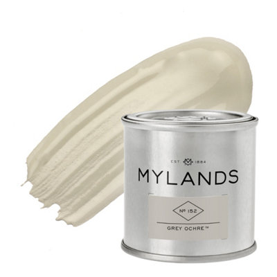MYLANDS Grey Ochre 152 Plant-Based Multi-Surface Dead Matt Paint, 5L