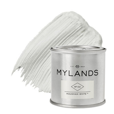 MYLANDS Maugham White 2 Plant-Based Multi-Surface Dead Matt Paint, 5L