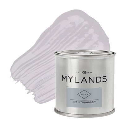 MYLANDS Mid Wedgwood 113 Plant-Based Decorative Floor Satin Paint, 5L