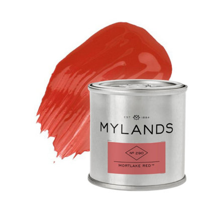 MYLANDS Mortlake Red 290 Plant-Based Decorative Floor Satin Paint, 5L