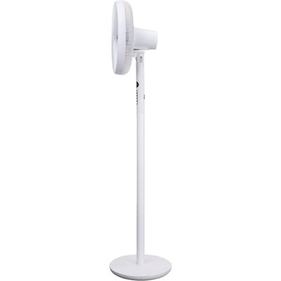 MYLEK 14" Adjustable Stand Fan 60W with Remote Control - Oscillating Pedestal Fan with Timer, 3 Speed Settings & 3 Wind Modes