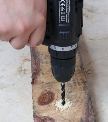 MYLEK 18V Cordless Li-ion Drill Complete With DIY 90 Piece Tool Kit And Carry Case - 6