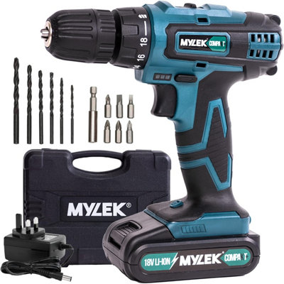 BLACK+DECKER 18V Cordless Combi Drill and Impact Driver (BCK25S2S-GB)