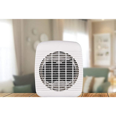 MYLEK 2000W Fan Heater - Produces Warm and Cool Air With 3 Heat Settings, Adjustable Thermostat & Overheat Protection