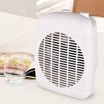 MYLEK 2000W Fan Heater Produces Warm and Cool Air With 3 Heat Settings Adjustable Thermostat & Overheat Protection - 4