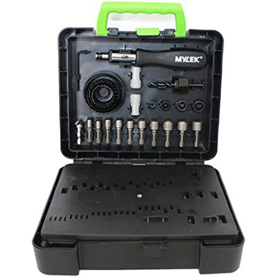 MYLEK 204 Piece Drill Bit And Screwdriver Accessory Set - 5