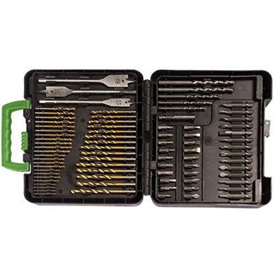 MYLEK 204 Piece Drill Bit And Screwdriver Accessory Set - 8