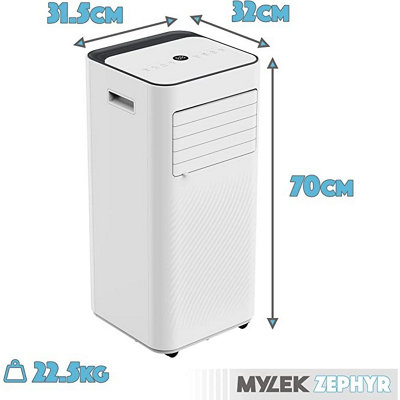 Mylek Air Conditioning Unit 9000BTU Conditioner Portable Cooling Cold Cooler And Dehumidifier