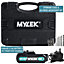 MYLEK BMC Cordless Drill with MYLEK 4ORCE 128 Piece Accessory Kit