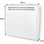 MYLEK Ceramic Panel Heater - Electric Radiator 1500W - Thermostat with Programmable Timer LCD Display