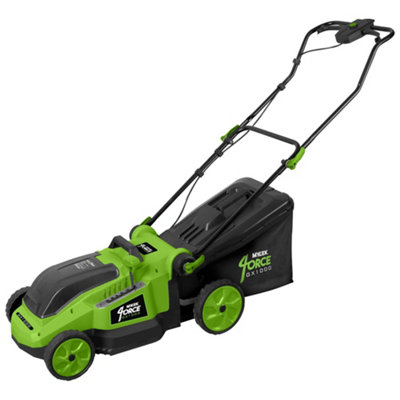 MYLEK Cordless Lawnmower Brushless 40V And Mulcher 4000mAh Li Ion Batteries Cuts Up to 500m²