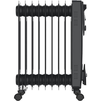 MYLEK Oil Filled 2000w Heater Radiator Thermostat 3 Heat Settings Charcoal Grey - 7