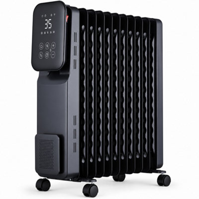 MYLEK Oil Filled Digital Smart WiFi App Enabled Heater - 3 Heat Settings & 24-Hour Timer 2500w