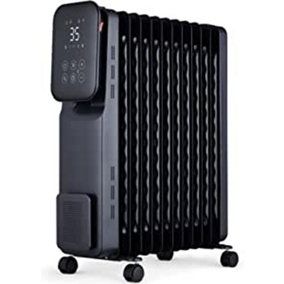 MYLEK Oil-Filled Digital Wi-Fi Enabled Heater - 3 Heat Settings & 24-Hour Timer 2000w