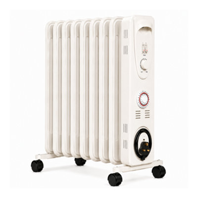 Mylek Oil Filled Electric Portable Heater Radiator with Adjustable ...