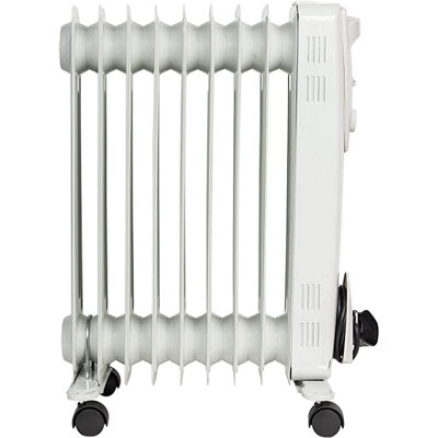 Mylek Oil Filled Electric Portable Heater Radiator with Adjustable Thermostat 2000w - 6