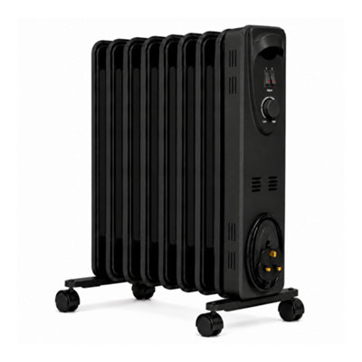 MYLEK Oil Filled Radiator 2000W Portable Heater Thermostat 3 Heat ...